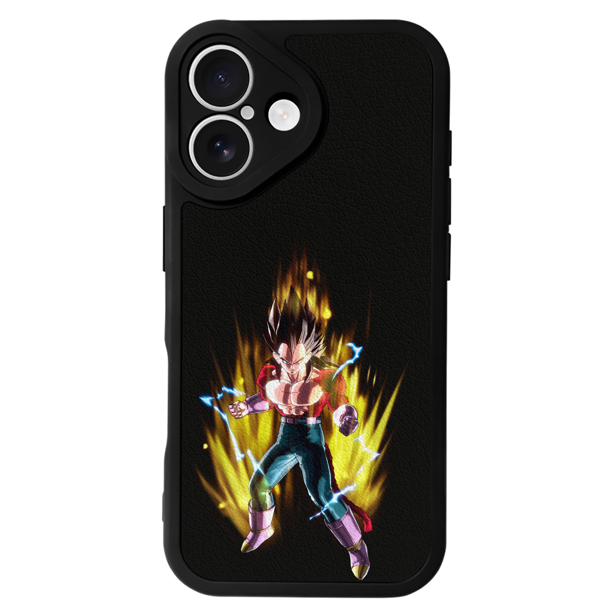 （画像用） ドラゴンボール ベジータ四世（Bejīta Yonsei）DRAGON BALL Vegeta IV 【iPhone 16シリーズ対応】シリコンスマホケース（レザー調） 材質：シリコン